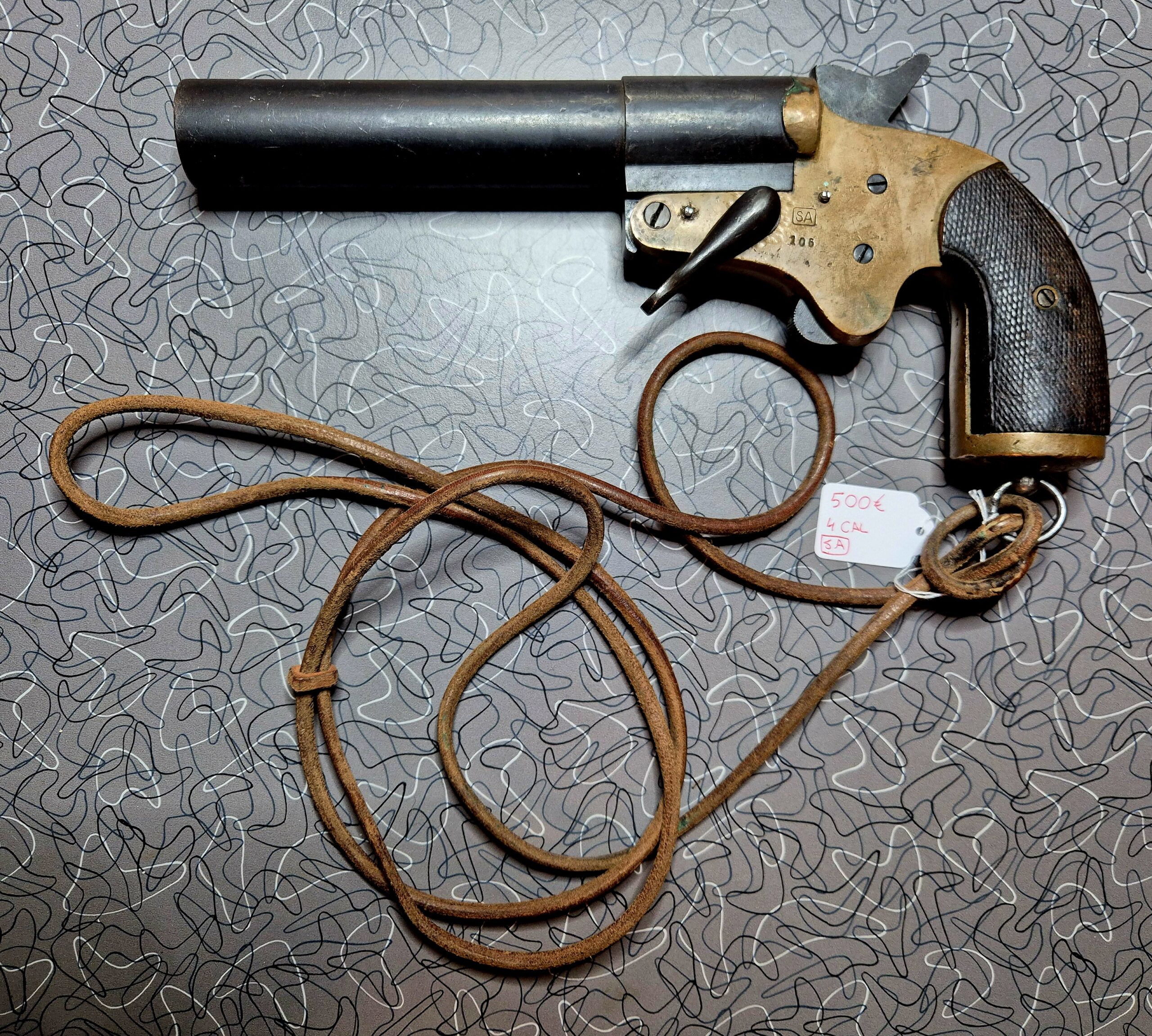 French WWI Model 1917 Flare Signal Pistol - Image 2